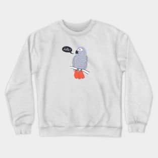 African Grey Crewneck Sweatshirt